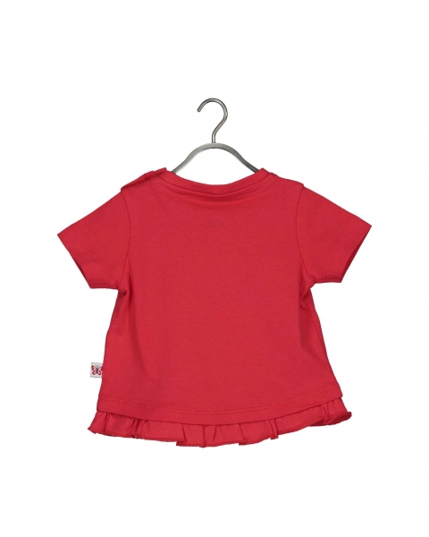 BlueSeven- T-Shirt rot Schmetterling